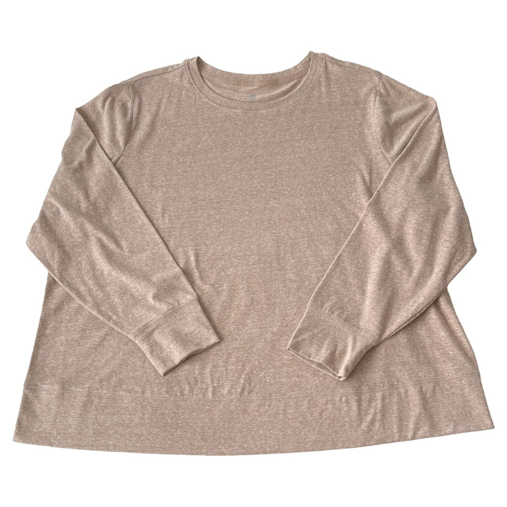 Ideology Shirt Long Sleeve heather coloring tan 2X NEW